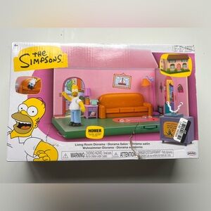 The Simpsons Living Room Diorama Playset